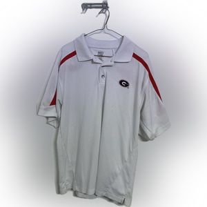 UGA - University of Georgia- Red Oak - Oval G Polo - Dri Fit Feel - Size Men’s M
